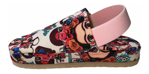 Sandalia Pantunfla Dibujos Para Niña Moda Casual Mod 009