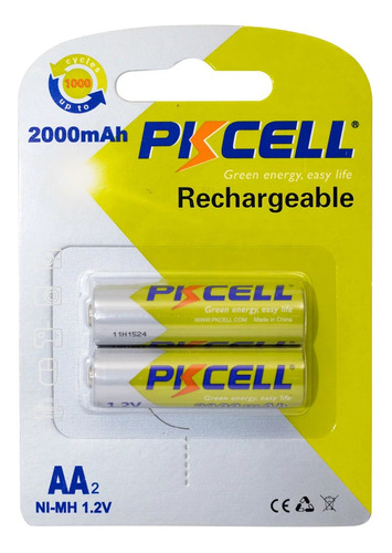 Pila Recargable Aaa 1.2v 1200mah Pkcell   Mihaba