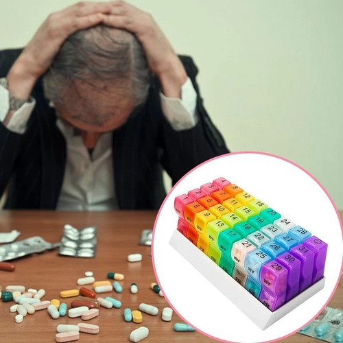 Pastillero Mensual Y Semanal Con 32 Compartimentos