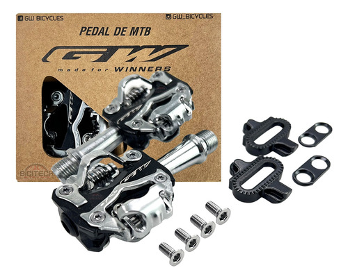 Pedales Mtb Gw Zp-108s Mtb Ciclismo Cala Shimano