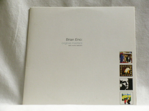 Brian Eno Original Masters Cd 8 Tracks Made In Holland 2004