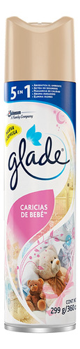 Aromatizante Glade en aerosol caricias de bebé 360 ml