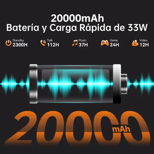 W Tableta Robusta Oukitel Rt8 12gb+256gb Ram 20000mah Dual