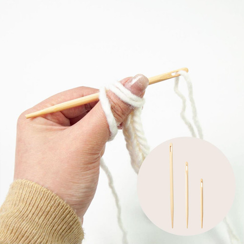 3 Pçs De Tricô Olho Grande Diy Artesanato Ferramentas De