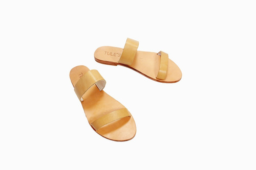 Sandalias De Piel, Tule's, Amalia's