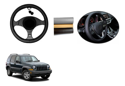 Funda Cubre Volante Piel Jeep Liberty 2002 A 2005 2006 2007