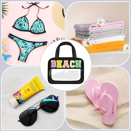 Bolsa De Maquillaje Transparente Impermeable Con Cremallera
