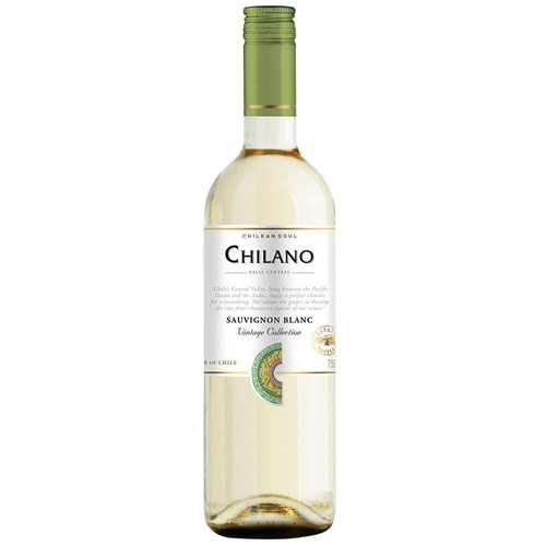 Imagem 1 de 1 de Vinho Chileno Sauvignon Blanc Chilano 750ml