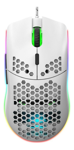 Mouse Gamer Hxsj J900 Con Cable Usb, 6 Botones Y Luces Rgb