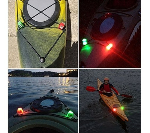 Imagen 2 de 2 de Luces De Navegación Para Kayak, Jetski, Set De 3 Piezas