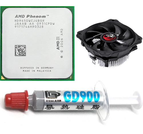 Processador Amd Phenom X4 9650 Am2 Am2+ Com Cooler E Gd900