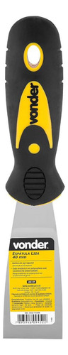 Espátula Lisa 1.1/2 Vonder Aço Com Cabo Emborrachado 38 Mm