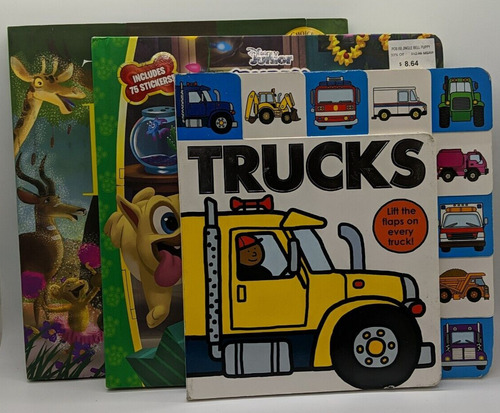 Kids Books Lot Of 3 Think Big Puppy Dog Pals And Trucks Ccq