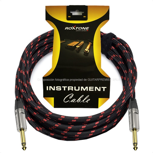 Cable Para Guitarra Instrumentos Profesional Mallado Tela 3m