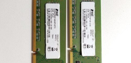 Imagem 4 de 6 de 02x Pentes De Memória Smart Ddr3 2gb Pc3-10600u ( Funcionam)