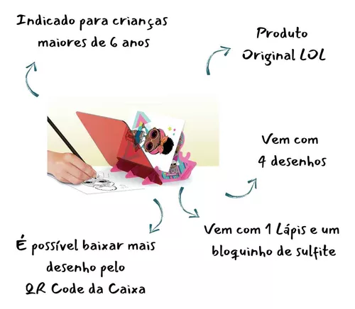 Kit de Desenho - Arts - LOL Surprise - Elka