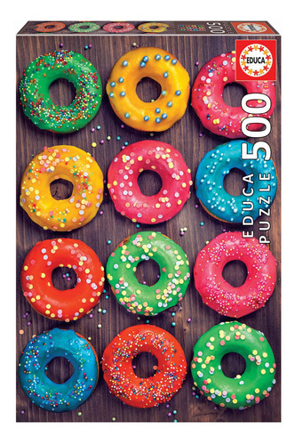 Puzzle Rompecabeza Educa Dona Doughnuts 500 Piezas Didactico