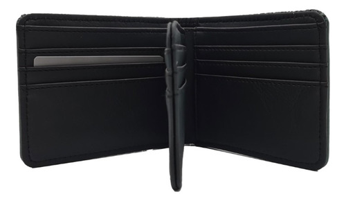 Billetera Everlast Con Cierre - Para Tarjeteros Y Billetes Eve 27809.1 Negro Liso