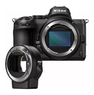 Câmera Nikon Z5 Corpo Com Adaptador De Lentes Ftz