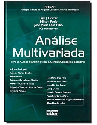 Libro Análise Multivariada Para Os Cursos De Administração C