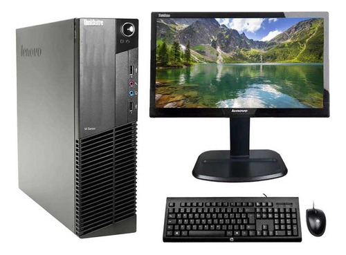 Cpu Lenovo M92 I3-2100 8gb Ddr3 Hd 120gb Wifi+monitor 19,5