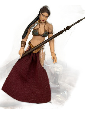 Princesa Leia Escrava Black Series 9cm Do Rancor Set Novo