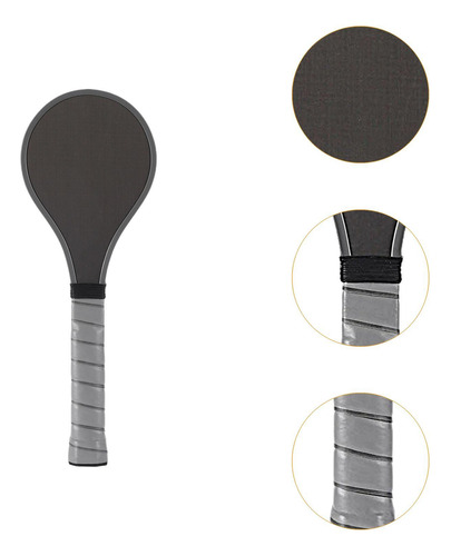 Pala De Pickleball De Fibra De Carbono Para Gris Plateado