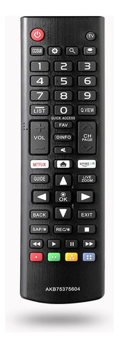 Control Remoto Akb75375604 Para LG Smart Tv - Pack Reemplazo