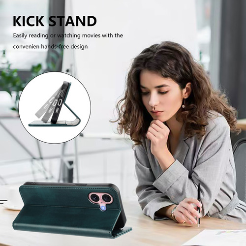 Funda Para Teléfono Tipo Cartera De La Serie Sharp Con Ranura Para Tarjetas Y Soporte Plegable Que Proporciona Una Amplia Gama