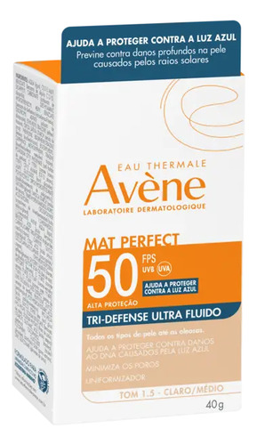 Avène Mat Perfect Tri-defense Creme Claro Fps 50 40ml