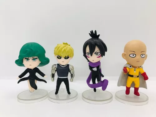 One Punch Man Figures Coleção 4 Personagens - Pronta Entrega