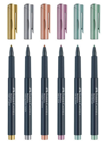 Faber-castell Metallics - Set 6 Marcadores Multisuperficie