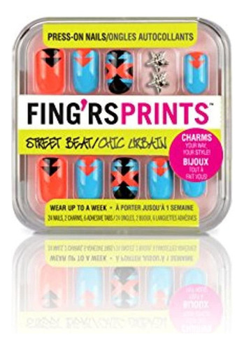 Fingrs Fing.rsprints Unas Pre-pegadas, Street Beat Wrap Sta