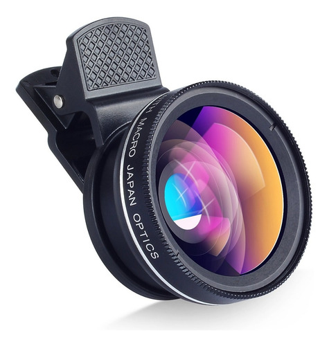 Lente Grande Angular + Macro Apexel Para Celular iPhone +nf