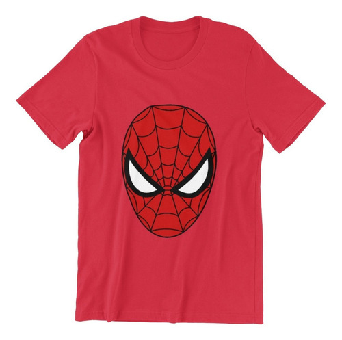 Polera Unisex Spiderman Araña Avengers Mascara Estampado ALG