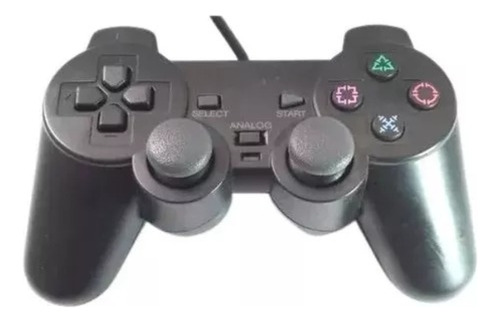 Control Alambrico Compatible Con Ps1 Ps2 Generico