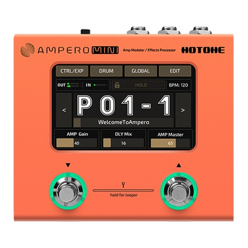 Hotone Ampero Mini Amplificador Multiguitarra