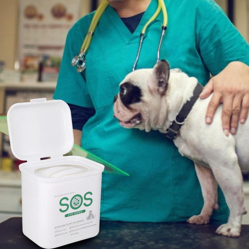 Toallas Húmedas Para Limpieza De Ojos De Mascota, 100 Pzas