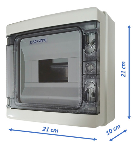 String Box Solar - Disjuntor Dc 16a 800v Dps 40ka 1e-1s Ip65