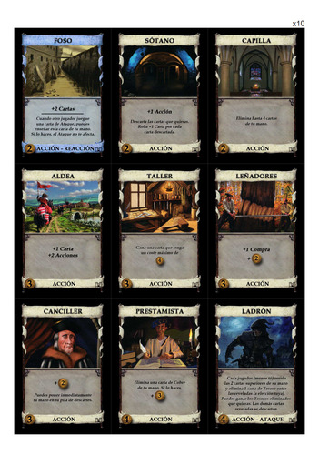 Dominion + Expansiones En Español (para Imprimir)