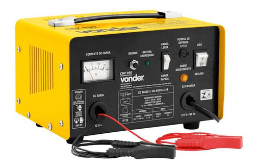 Carregador Bateria Automotivo 12v Cbv950 110v Vonder