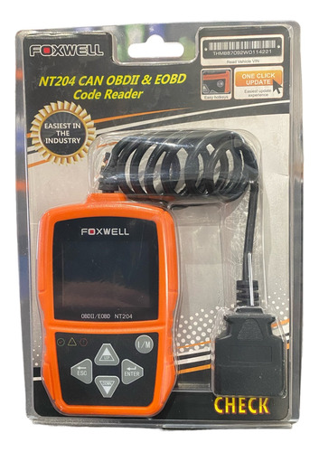 Escaner Lector De Código Automotriz Foxwell Nt204 Obdii/eobd