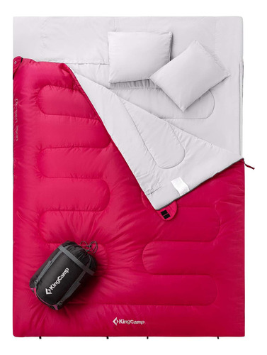 Double Sleeping Bag 2 Person Sleeping Bags For Adults, Li