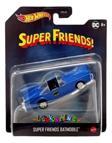 Hot Wheels Super Friends Batmobile Dc Batman 1:50 Lacrado