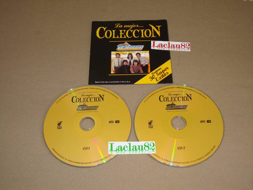 Temerarios La Mejor Coleccion 2007 Disa Cd Doble