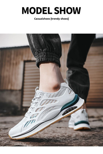 Zapatillas Ysnb Para Correr Con Masaje Transpirables Blancas