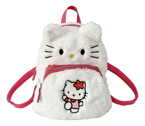 Mochila Versátil Con Diseño De Gato Hello Kitty De Anime, Bo