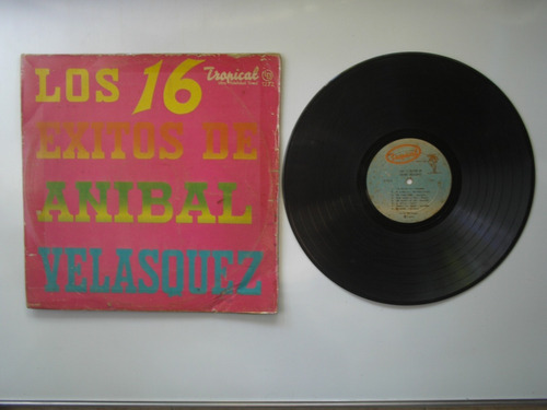 Lp Vinilo Anibal Velasquez Y Su Conjunto Los  16 Exitos 1974