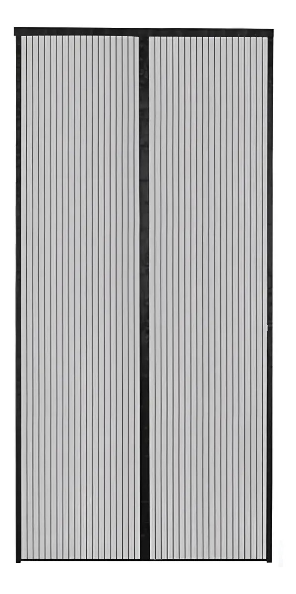 Cortina Mosquitero Cierre Magnetico 100x210 Puerta Zancudos Negro