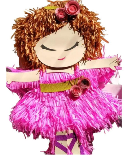 Piñata Artesanal Bailarina Nena Baile